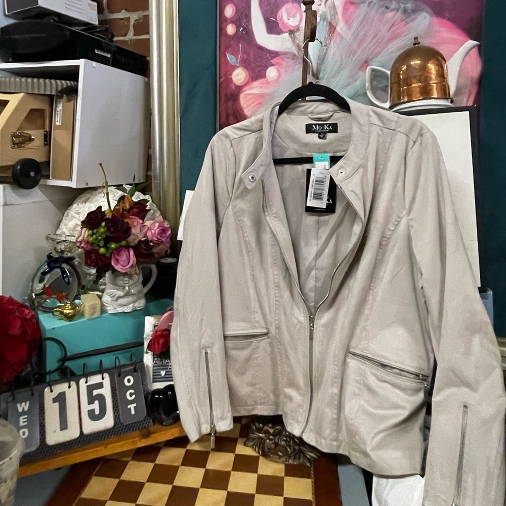 Mo-Ka Faux Leather Jacket